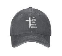 Anceky Parlo con Dio e Mi Faccio Gli Affari Miei Cappello Divertente Cristiano retrò