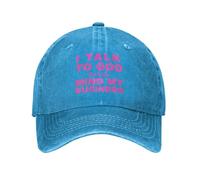 Anceky Parlo con Dio e Mi Faccio Gli Affari Miei Cappello Divertente Cristiano retrò