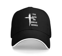 Anceky Parlo con Dio e Mi Faccio Gli Affari Miei è Un Divertente Cappellino da Baseball Cristiano.