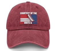 Anceky per Gentile concessione di The Red White And Blue Hat for Men Funny Baseball Hats Funny Birthday Gifts
