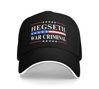 Anceky Pete Hegseth Cappello Criminale di Guerra Impeach Hegseth Cappello da Baseball