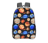 Anceky Pianeti Solare Mercurio Venere Terra Zaino Trasparente Zaino Trasparente in PVC Zaini Trasparenti Zaino da Viaggio da 16 Pollici Borsa Sportiva per Esterni Borse Casual per Lavoro Campeggio