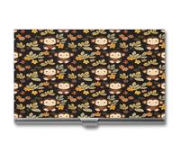 Anceky Porta biglietti da visita carino da uomo e da donna, a forma di scimmia