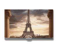 Anceky Porta biglietti da visita con la Torre Eiffel di Parigi romantica, libretto per professionisti e dirigenti