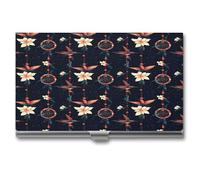 Anceky Porta biglietti da visita da uomo e da donna a forma di acchiappasogni con colibrì