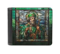 Anceky Portafoglio bifold in morbida pelle PU con simpatico piccolo pirata nano, portamonete, porta carte di credito, resistente porta carte sottile per uomo e donna, per conservare i soldi