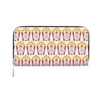 Anceky Portafoglio in similpelle Just Poppin to Say Happy Valentine's Day per donna e uomo, con chiusura a zip e porta carte di credito.