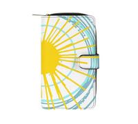 Anceky Portafoglio multifunzionale portatile in pelle di grande capacità Wild And Free You Are My Sunshine