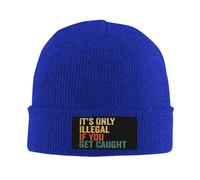 Anceky Qaizpol È illegale Solo se Vieni beccato Cappello Lavorato a Maglia Berretti per Donne e Uomini