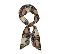Anceky Sciarpa lunga da donna stampata con motivo a pecorelle in plastilina, misura 46,9 x 3,1 pollici, veste perfettamente e mostra facilmente un temperamento elegante.
