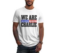 Anceky Siamo Charlie Kirk Maglietta Repubblicana Stand con Charlie