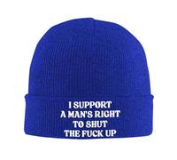 Anceky Sostengo Il Diritto di Un Uomo a tacere. Berretto Invernale Lavorato a Maglia per Uomo e Donna.