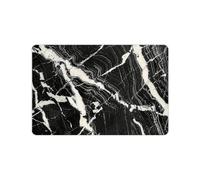 Anceky Tappetino da bagno in fango diatomea, con venature in marmo, antiscivolo ad asciugatura rapida per uso domestico, 24x16 pollici