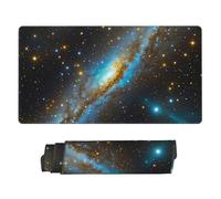 Anceky Tappetino per mouse in gomma extra large Deep Space Galaxy per ufficio e giochi, 15,8 x 29,5 pollici