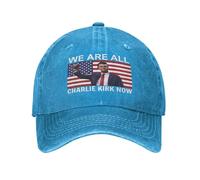 Anceky We Are all Charlie Kirk Now (9) Cappellino da Baseball Unisex, Modello Trucker, per Uomo e Donna
