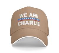 Anceky We Are Charlie Kirk Noi Siamo Charlie Kirk (1) Cappellino da Baseball Unisex, Modello Trucker, per Uomo e Donna