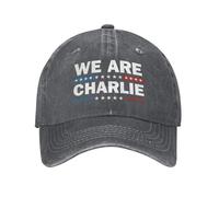 Anceky We Are Charlie Kirk Noi Siamo Charlie Kirk (12) Cappellino da Baseball Unisex, Modello Trucker, per Uomo e Donna