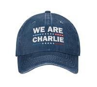 Anceky We Are Charlie Kirk Noi Siamo Charlie Kirk (12) Cappellino da Baseball Unisex, Modello Trucker, per Uomo e Donna