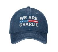 Anceky We Are Charlie Kirk Noi Siamo Charlie Kirk (13) Cappellino da Baseball Unisex, Modello Trucker, per Uomo e Donna