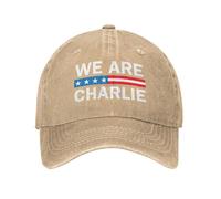 Anceky We Are Charlie Kirk Noi Siamo Charlie Kirk (13) Cappellino da Baseball Unisex, Modello Trucker, per Uomo e Donna