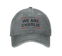 Anceky We Are Charlie Kirk Noi Siamo Charlie Kirk (2) Cappellino da Baseball Unisex, Modello Trucker, per Uomo e Donna