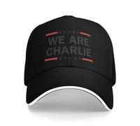 Anceky We Are Charlie Kirk Noi Siamo Charlie Kirk (2) Cappellino da Baseball Unisex, Modello Trucker, per Uomo e Donna