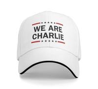 Anceky We Are Charlie Kirk Noi Siamo Charlie Kirk (2) Cappellino da Baseball Unisex, Modello Trucker, per Uomo e Donna