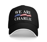 Anceky We Are Charlie Kirk Noi Siamo Charlie Kirk (5) Cappellino da Baseball Unisex, Modello Trucker, per Uomo e Donna