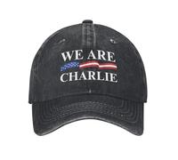 Anceky We Are Charlie Kirk Noi Siamo Charlie Kirk (5) Cappellino da Baseball Unisex, Modello Trucker, per Uomo e Donna