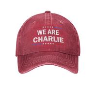 Anceky We Are Charlie Kirk Noi Siamo Charlie Kirk (6) Cappellino da Baseball Unisex, Modello Trucker, per Uomo e Donna