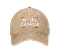 Anceky We Are Charlie Kirk Noi Siamo Charlie Kirk (6) Cappellino da Baseball Unisex, Modello Trucker, per Uomo e Donna
