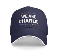 Anceky We Are Charlie Kirk Noi Siamo Charlie Kirk (6) Cappellino da Baseball Unisex, Modello Trucker, per Uomo e Donna