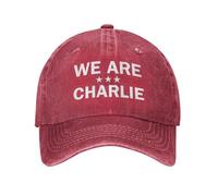 Anceky We Are Charlie Kirk Noi Siamo Charlie Kirk (7) Cappellino da Baseball Unisex, Modello Trucker, per Uomo e Donna