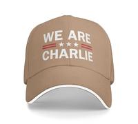 Anceky We Are Charlie Kirk Noi Siamo Charlie Kirk (7) Cappellino da Baseball Unisex, Modello Trucker, per Uomo e Donna