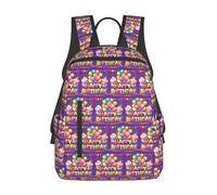 Anceky Zaini per laptop con cupcake e palloncini per feste di buon compleanno, zaino da viaggio, zaino sportivo, borsa a tracolla leggera, grandi borse da lavoro con tasche multiple per il campeggio