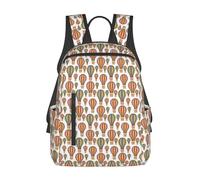 Anceky Zaini per laptop con mongolfiere colorate, zaino da viaggio, zaino sportivo, borsa a tracolla leggera, grandi borse da lavoro con tasche multiple per il campeggio