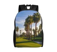 Anceky Zaino da golf Palm Tree Golf Course, carino, impermeabile, leggero, casual, da viaggio, per laptop, per uomo e donna