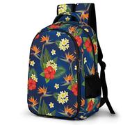 Anceky Zaino da trekking impermeabile con motivo floreale, paradiso tropi