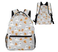 Anceky Zaino da viaggio Great Pyrenees Pizza, con molteplici tasche e resistente all'acqua.