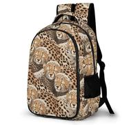 Anceky Zaino da viaggio per donna, grazioso piccolo ghepardo leopardo, zaino per l