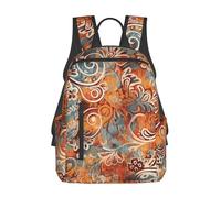 Anceky Zaino leggero da uomo, borsa per laptop multicolore, stile fusion atlantico, ideale per i viaggi.