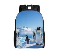 Anceky Zaino Penguin Antarctica Ice, impermeabile, leggero, casual, da viaggio, per laptop, per uomo e donna