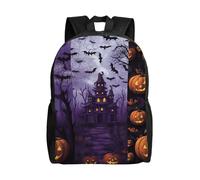 Anceky Zaino per laptop da uomo, Happy Halloween, zaino da viaggio.