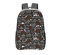 Anceky Zaino trasparente Coffee o'Clock Tea Shop Break, PVC trasparente, borsa sportiva per esterni er lavoro e campeggio
