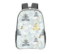 Anceky Zaino trasparente Merry Christmas Tree Winter is coming, PVC trasparente da 16 pollici, borsa sportiva per esterni er lavoro e campeggio