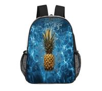 Anceky Zaino trasparente Pine in the Pool, zaino grande trasparente con spallacci regolabili, viaggi e sport.