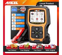 ANCEL AD410 Pro 2-in-1 OBD2 Scanner 6V/12V 100-2000 CCA Tester batteria Strumento diagnostico professionale per lettore di codici per auto