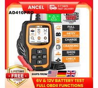 ANCEL AD410 Pro OBD2 Scanner Tester batteria Strumento diagnostico scanner OBD2 per controllo auto Lettore di codici motore Strumento di scansione e 6V 12V