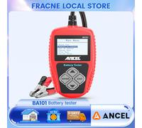 ANCEL BA101 Tester batteria per auto 12V Strumento diagnostico per contatore alternatore automobilistico digitale Capacità di carico 100-2000 CCA Ricarica