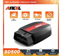 ANCEL BD500 OBD2 Scanner Bluetooth 5.0 Sistema completo Olio EPB Reset Acceleratore Riparazione Strumento diagnostico per VW Audi con test batteria